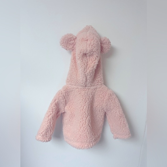 7 for All Mankind Infant Girl Sherpa Coat - Picture 4 of 6